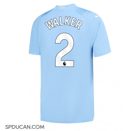Muški Nogometni Dres Manchester City Kyle Walker #2 Domaci 2023-24 Kratak Rukav